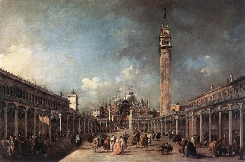 GUARDI, Francesco Piazza di San Marco dfh France oil painting art